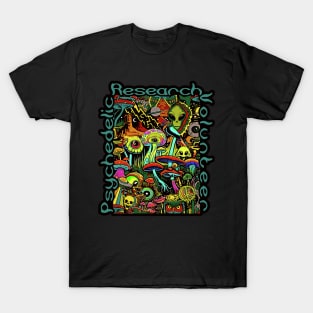 Psychedelic Mushroom | Psychedelic Research Volunteer T-Shirt